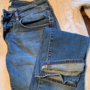 LOFT curvy straight jeans